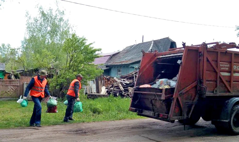 Вывоз мусора из частного дома в Хабаровске в октябре