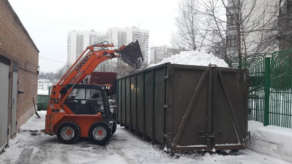 Вывоз снега контейнерами в Хабаровске — цена от 3292 руб., заказать контейнер для снега в ПроМусор